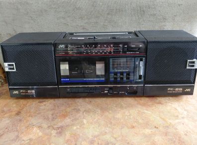 vintage JVC radio cassette PC-25E working