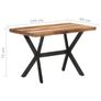 Dining Table 120x60x75 cm Image 6