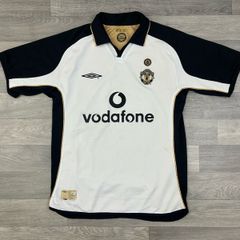 Genuine Vintage 2001 Umbro Manchester United Away Centenary Reversible Jersey Shirt Mens Medium