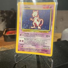 Pokemon Base set Mewtwo Holo 10/102 Near Mint Condition