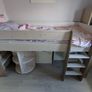Popsicle mid-high bunk bed with integrated desk Image 7