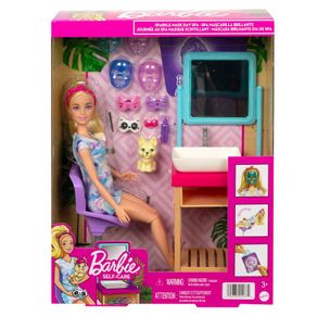New:  Barbie Sparkle Mask Day Spa play set