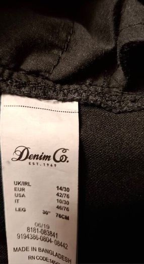 Primark Denim & Co Black Jeans Size 14/30"