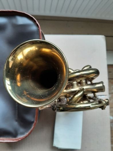 Vintage Kuhnl and Hoyer Pocket Trumpet - made in Germany