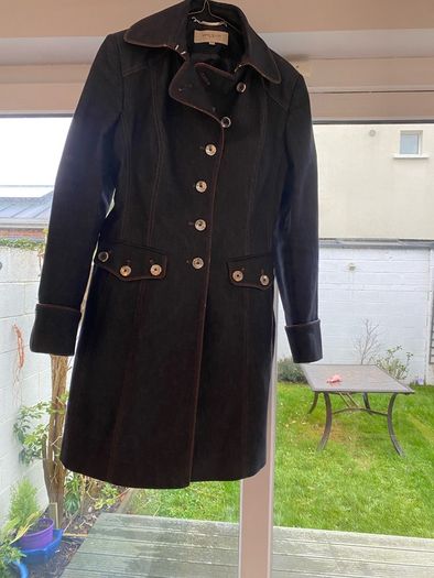 Karen Millen Denim Coat Size 14