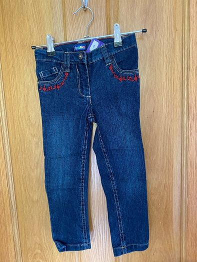 Brand new Girls Lupilu Music Note Denim Jeans 2/3 yr