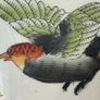 Chinese Vase Bird and Flower Design Image 5