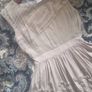 REISS Embellished Skirt Textured Dress in Soft Cappuccino Size 36 Image 3
