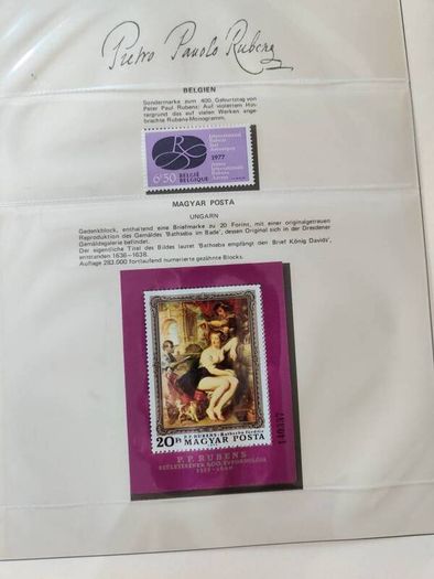 Paul Rubens 55 Pages Stamps Album World Collection