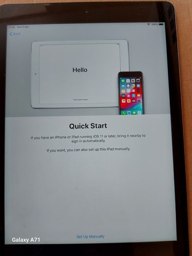 Apple Ipad Air 1st, 16GB, Space Grey, 89% Battery Life, Activation Lock, in excellent cosmetic condition