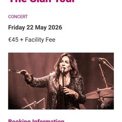 2 tickets to Mary Black in Wexford