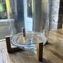 New glass vase/hurricane lamp on stand Image 8