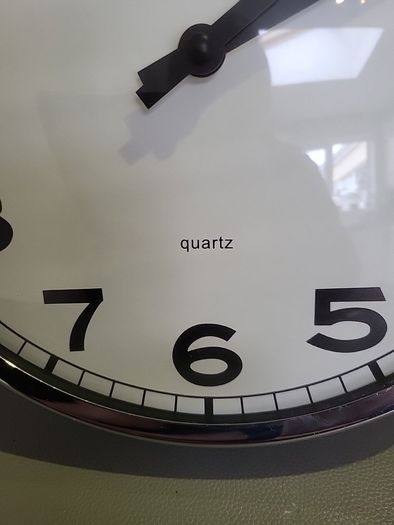 Clock wall type large