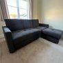 Grey Fabric 3 Seater Sofa bed (Dalkey-from Ez Living) Image 3