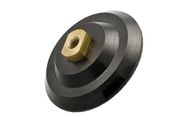 Glass Polish 12722 - 5/8"-11 Rigid Hook and Loop Backing Pad / 3" 75mm - Water Feed