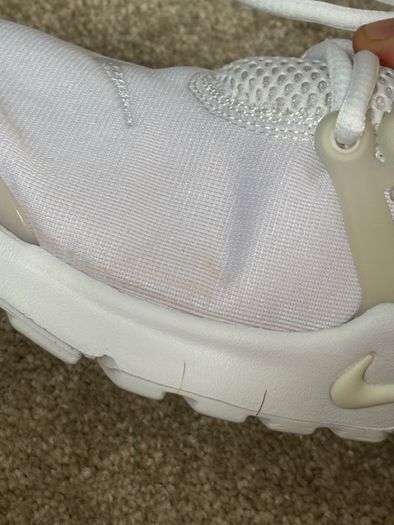 Women's White Nike Presto Trainers UK 4.5