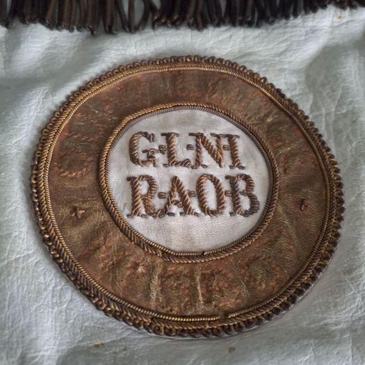 1920s RAOB Fraternal Apron & Case