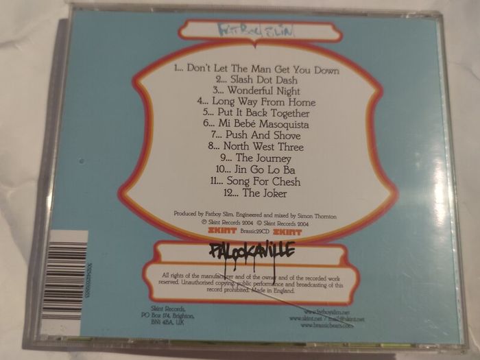Fat Boy Slim - Palookaville Cd