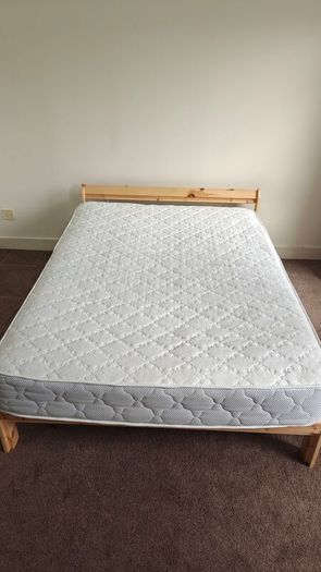 Bed Frame and Mattress