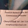 LOVELY SMALL PLATE Fused & Stained Glass Art Commissions by Cheryl O'Neill siorghlasart Image 6
