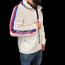 MONCLER Rukbat Logo-jacquard Hooded Windbreaker White Jacket Size 4 (XL) Image 3