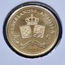 Netherlands Antilles Gold 1979 Royal Covenant 50 Gulden Proof Like Gold Coin Image 3