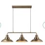 3 Light Diner Pendant Image 3