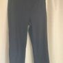 Navy Cropped Trousers Image 3