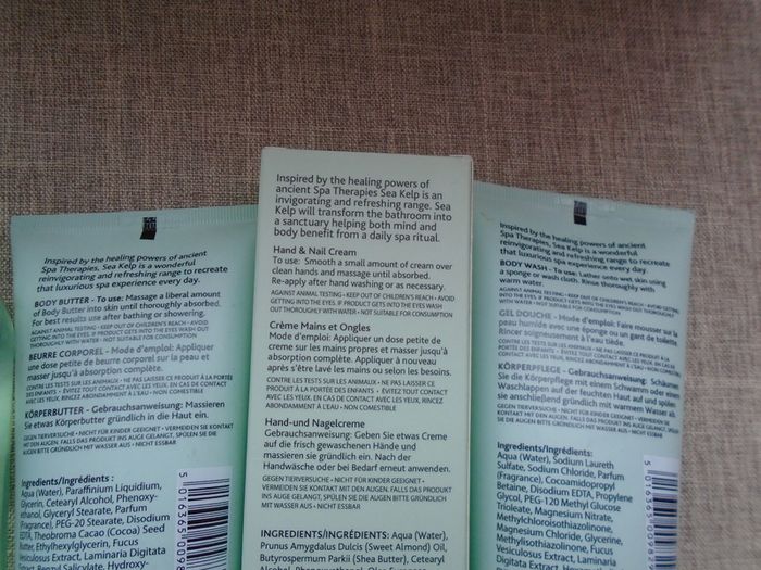 Scottish fine soap company gift set, Body wash, Handcream, Gift set, Christmas gift
