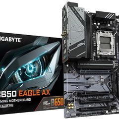 Gigabyte B650 Eagle AX AM5 Amd B650 ATX , DDR5 Triple M.2, Pcie 5.0, Wi-fi 6E, Gaming Motherboard