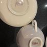 Royal Doulton 'bridal veil' set of six soup bowls and matching saucers Image 5