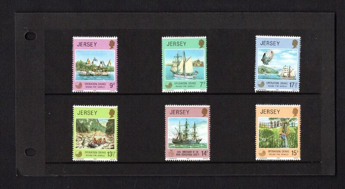 1980 Jersey Operation Drake, Round the World Commemorative Stamps Presentation Pack