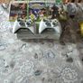Xbox 360 60g With 2 Controls 4 Game's Gears Of War 1,2 And 3 Plus Sega Superstars All Cables With It Image 3