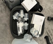 Tommee Tippee Complete Feeding Set, Electric Steam Steriliser with Insulated Bag, Newborn Baby and Easiwarm Bottle Warmer, Black