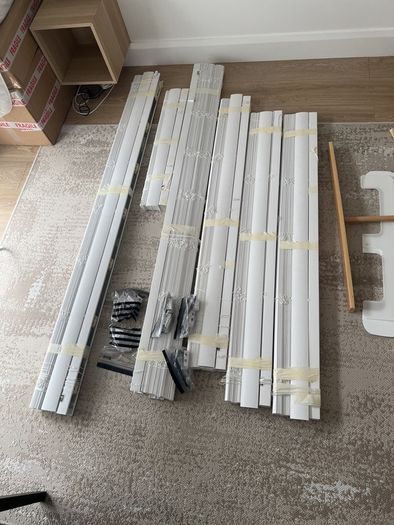 White Venetian Blinds (x7)