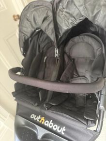 Out and about double buggy
