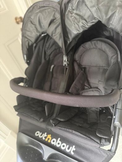 Out and about double buggy