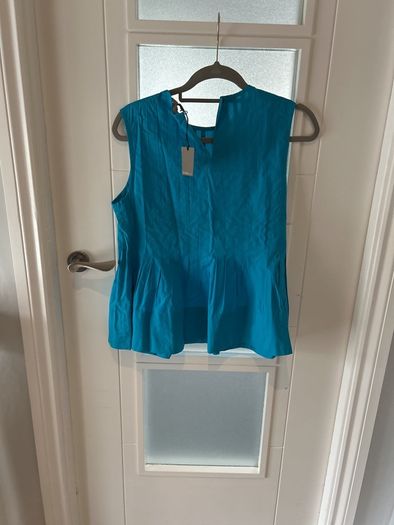 River Island Turquise Sleeveless Top Size 10