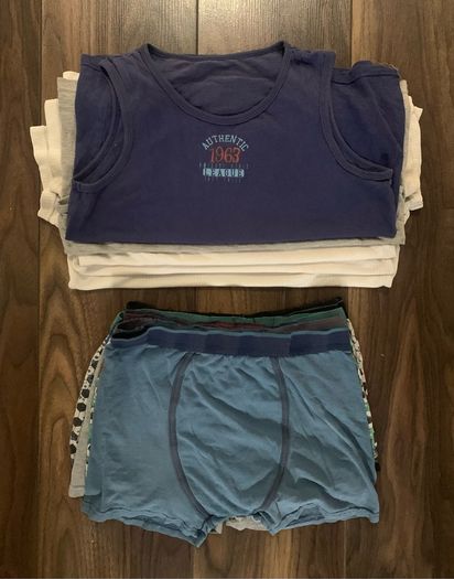 Sonic The Hedgehog Pyjamas, Underwear & M&S Swim Top: 11-12yrs