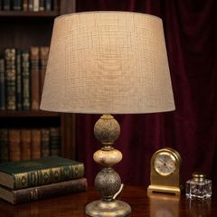 Handmade bedside lamps - pair