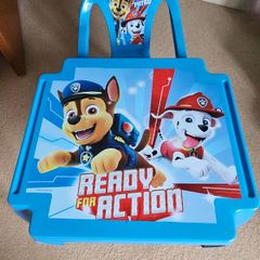 kids table and chair plastic paw patrol
