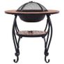 Mosaic Fire Pit Table Terracotta 68 cm Ceramic Image 4