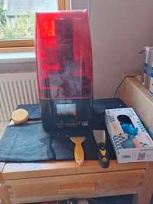 Full elegoo resin printing set-up