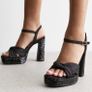 Black high Sandal Image 2