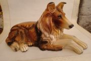 Vintage Kitch Ceramic Lassie Dog