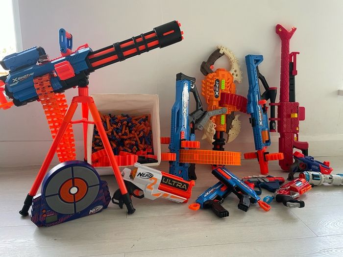 NERF toy package