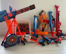 NERF toy package