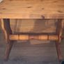 Solid handcrafted Lamp table Image 3