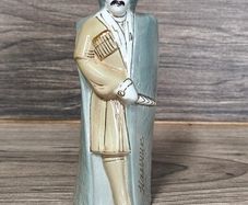 Cossack Man Figurine Vintage Russian/Ukrainian Nalchik 5inches 12cm Tall Glazed Folk Art
