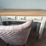 Two Tone Vanity / Console Table / Desk Image 4